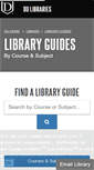 Mobile Screenshot of libguides.davenport.edu