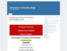 Tablet Screenshot of blogs.davenport.edu